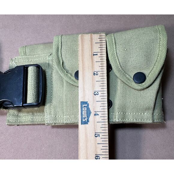 Fox Cargo Military Style 10 Pocket Utility Ammunition Magazine Adjustable Belt - Picture 5 of 6